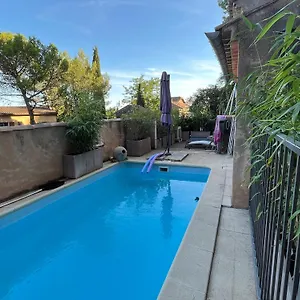 Independant Au Bonheur Cuisine Piscine Clim Proche Centre Village #dentelles Montmirrail Accommodatie bij particulieren